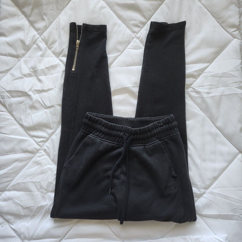 PINK Victoria's Secret Black Jogger Sweatpants Size XS